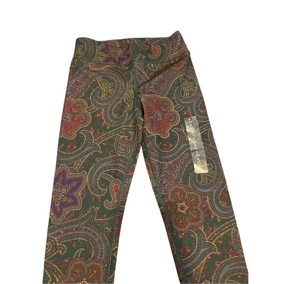 Polo Ralph Lauren Girls‎ Paisley Leggings Multicolor Activewear - Picture 2 of 3
